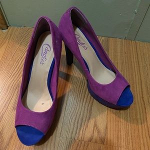 Purple and blue by candies